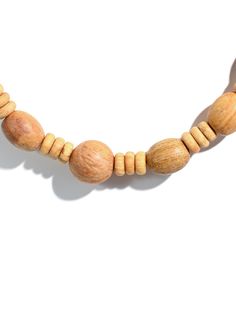 Our fragrant Palo Santo bead necklace is hand carved and very aromatic. The beads are strung on a stretchy cord and are designed to fit over the head. The large beads measure approximately 14 mm in diameter. Crafted in Peru. Large Beads, The Head, Bead Necklace, Peru, Hand Carved, Beaded Necklace, Carving, Beads, Santos