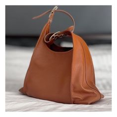 Tan leather tote bag - Camel tote purse - Women's Tote bag with zipper - Large camel handbag - One handle tote bag - Leather shoulder bag Luxury Brown Hobo Bag For Everyday, Cognac Hobo Shoulder Bag For Shopping, Cognac Hobo Bag For Shopping, Luxury Cognac Shoulder Bag For Everyday, Modern Cognac Shoulder Bucket Bag, Camel Tote Shoulder Bag For Errands, Luxury Camel Satchel For Everyday, Luxury Cognac Hobo Bag For Daily Use, Luxury Everyday Camel Satchel