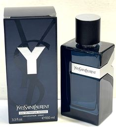 Y by Ysl Yves Saint Laurent Eau De Parfum Intense Spray 3.3oz (100ml) for Men New Y Eau de Parfum Intense by Yves Saint Laurent is a Aromatic Fougere fragrance for men. This is a new fragrance. Y Eau de Parfum Intense was launched in 2023. The nose behind this fragrance is Dominique Ropion.  Top notes are Ginger, Juniper Berries and Bergamot;  middle notes are Sage, Geranium and Lavender;  base notes are Vetiver, Patchouli and Cedar. 100% Authentic Guarantee!!    Packaging: New In Box! Sealed! N Ysl Perfume, Yves Saint Laurent Y, Diy Gifts For Him, New Fragrances, Mens Fragrance, Deodorant, Yves Saint Laurent, Gifts For Him, Saint Laurent