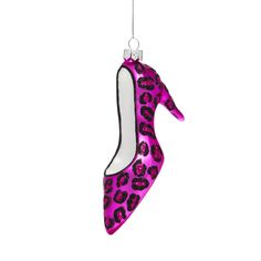 <ul>
 	<li>Bloomingdale's Glass High Heel Ornament - 100% Exclusive-Home.
<ul>
 	<li>Color: pink</li>
 	<li>Material: 100% glass</li>
</ul>
</li>
</ul> Pretty Christmas Ornaments, Leopard High Heels, Pink Nike Shoes, Pink Nikes, High Heel, Christmas Ornament, Nike Shoes, High Heels, Christmas Ornaments