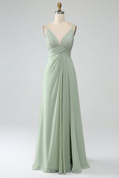 a bridesmaid's dress on a mannequin