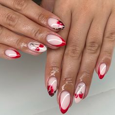 Oval Nails Designs, Buckle Up Buttercup, Gel Manicures, Tropical Nails, Anime Nails, Cherry Nails, Pretty Nail Art Designs, Nail Biting, Painted Nail Art