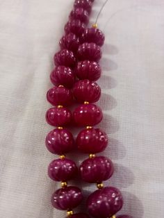 Ruby Pumpkin Natural Ruby Corundum Carving Pumpkin Beads Round Beads Gemstone String 1.Ruby Pumpkin shape 2. Ruby Corundum 3. 112 -carat weight - Approx -11 mm Size - 3.5 inch 9 piece String 4. 170 -carat weight - Approx - 10 mm Size - 6.5 inch 19 piece String 5. 167 -carat weight - Approx - 9 mm Size - 8 inch 25 piece String 6. 169 -carat weight - Approx - 8 mm Size - 10 inch 30 piece String 7, The necklace is with tassel because you can easily adjust your necklace length. 8. If you want any ch Faceted Oval Beads For Gifts, Gift Polished Round Beads, Faceted Beads Mala For Festivals, Festive Beaded Necklace With Oval Beads, Gemstone Beads Mala For Festivals, Spiritual Gemstone Beads For Festive Occasions, Spiritual Festive Gemstone Beads, Festival Mala With Gemstone Round Beads, Festival Mala With Polished Round Beads