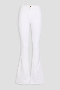 Find FRAME Le Flare High Highrise Flared Jeans on Editorialist. Flared jeans denim belt loops high-rise cut multipockets button and concealed zip fastening at front mid-weight, stretchy fabric machine wash White Flare Jeans, White Flared Jeans, Denim Belt, Flared Jeans, Stretchy Fabric, Jeans Denim, Flare Jeans, White Jeans, Denim Jeans