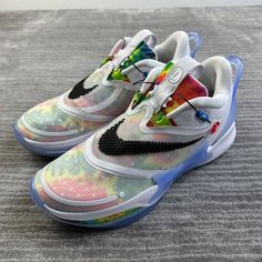 Nike Adapt Bb 2.0 Mens 11.5 New With Box Nike Multicolor Basketball Shoes With Laces, Multicolor Basketball Shoes With Translucent Outsole For Sports, Nike Multicolor Basketball Shoes With Translucent Outsole, Multicolor Basketball Shoes With Translucent Outsole, Sporty Multicolor Mid-top Basketball Shoes, Multicolor Lace-up Basketball Shoes With Translucent Outsole, Multicolor Low-top Fade-resistant Basketball Shoes, Multicolor Low-top Basketball Shoes For Running, Multicolor High-top Basketball Shoes With Translucent Outsole