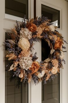 Handmade Dried Flower Easter Wreath