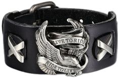 Biker Bracelet, Harley Davidson Vintage, Harley Davidson Accessories, New Harley, New Harley Davidson, Leather Wristbands, In Water, Black Silver, Harley Davidson