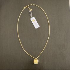 Go Bold In Gold - All Eyes Will Be On You In This Lightweight Pendant Necklace. Featuring An Adjustable Chain For Ultimate Versatility, This Necklace Can Be Worn Solo, Or As The Foundation Of A Fully Layered Look. 19" Chain + 2" Extender. Pendant Is 9/16" Spring Ring Closure 18k Gold Plated Brass Gold Square Pendant Jewelry For Formal Occasions, Elegant Gold Square Pendant Jewelry, Classic Gold Charm Necklace With Square Pendant, Formal Gold Charm Necklace, Gold Necklaces With Square Pendant For Formal Occasions, Gold Necklace With Square Pendant For Formal Occasions, Classic Gold Necklace With Square Pendant, Yellow Gold Plated Square Pendant Necklace, Yellow Gold Plated Necklace With Square Pendant