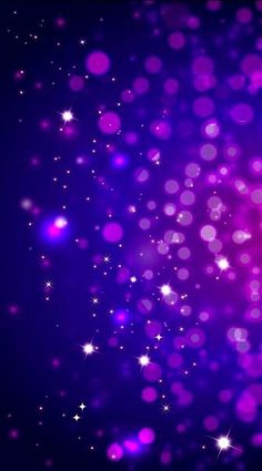 an abstract purple background with stars and sparkles in the dark night sky, suitable to use as a backdrop or wallpaper