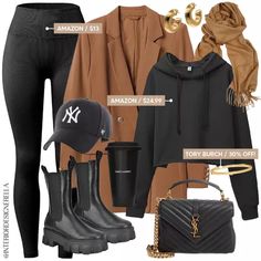 Amazon Boots, Amazon Leggings, 2022 Outfits, Look Legging, Winter Styles, Winter Fashion Outfits Casual, Mode Casual, Looks Black, Fall Clothes