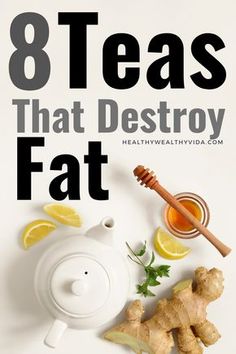 8 Natural fat burning teas that help you lose weight.  #weightloss #loseweight #tea #weightlosstea #health #diet #fat #healthy #teas #healthyliving Motivasi Diet, Baking Powder Uses, Baking Soda Beauty Uses, Diet Drinks, Low Fat Diets, Healthy Smoothie