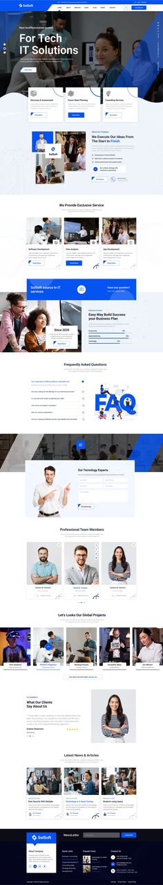 SolSoft_IT Solutions & Technology ReactJs/NextJs Template Cold Email, Figma Template, Best Web Design, Website Layout, Website Design Inspiration, Design Website, Theme Design, Best Web