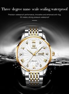 Couple Watch , Luxury Automatic Mechanical Watch Stainless Steel Waterproof ClockModel Number:4001181439306 Couple Watch, Waterproof Watch, Mens Luxury, Beautiful Watches, Diamond Watch, Watch Sale, Stainless Steel Watch, Sport Watches, Mechanical Watch