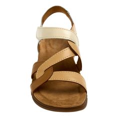 easy spirit Minny Casual Leather Sandal - 22107697 | HSN Spring Sandals With Ortholite Insole And Adjustable Straps, Cushioned Footbed Sandals For Summer Everyday Use, Comfortable Synthetic Sandals For Everyday, Comfortable Everyday Sandals For Spring, Comfortable Everyday Synthetic Sandals, Adjustable Synthetic Sandals For Everyday Use, Synthetic Sandals With Cushioned Footbed For Everyday Use, Everyday Synthetic Sandals With Cushioned Footbed, Adjustable Cushioned Sport Sandals For Casual Use