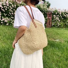 SPECIFICATIONS Casual Large Capacity Straw Shopping Tote Bag Hollow Woven Women Shoulder Bags Summer Beach Travel Lady Wicker Knitted Handbag tote bag: women straw tote bag shoulder bag: large capacity shoulder bag design bag: shopping design bag Types of bags: Shoulder & Handbags Style: Bohemian Shape: Casual Tote Place Of Origin: SHAN DONG Province Place Of Origin: SHAN DONG Province Pattern Type: Knitting Origin: Mainland China Occasion: Versatile Number of Handles/Straps: two Main Material: Summer Beach Bag, Cream Bedding, Straw Tote Bag, Straw Handbags, Straw Bags, Straw Tote, Knitted Throws, Casual Tote, Shopping Tote Bag