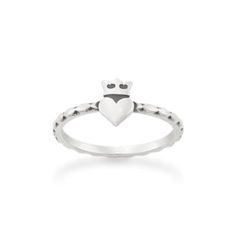 Buy Queen of My Heart Ring for USD 38.00 | James Avery Rings James Avery, Queen Of My Heart, James Avery Rings, Rings Heart, Small Crown, Heart Crown, James Avery, Sweet Gifts, Ring Size Guide