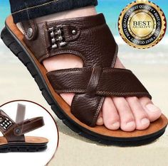 Men's Women Shoes Summer Beach Casual Walking Slip On Sandals Slippers Sliders 20.23 USD Free shipping Men Women Unisex Summer Flip Flops Thong Sandals Lightweight Beach Outdoor Shoes 24.69 USD Free shipping Men's Summer Beach Strap Gladiator Flat Sandals Casual Slippers Shoes Flip Flops 27.62 USD Free shipping Men Women Breathable Slippers Closed Toe Hollow Out Beach Garden Slides Sandals 20.91 USD 22.01 USD Free shipping 5% off Men's Walking Slingbacks Beach Summer Casual Outdoor Wide Open Toe Leather Slip-on Sandals For Beach Season, Leather T-strap Sandals For Beach Vacation, Leather Flat Sandals For Beach Season, Flat Leather Sandals For Beach Season, Brown Open Toe T-strap Sandals For Beach, Leather T-strap Sandals For Beach Season, Brown Slip-on T-strap Sandals For Vacation, Brown T-strap Sandals For Beach Season, Brown Closed Toe Sandals For Beach Season