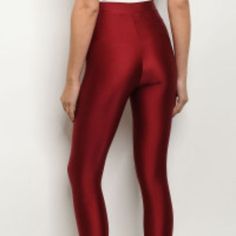 Brand new; show off your body in these while exercising comfortably. Stretch waistband with button detail shimmer leggings. Fabric Content: 95% POLYESTER, 5% SPANDEX Made in the USA. Approx measurements L: 30" W: 22" I.S.: 25" Fix Clothing, The Fix, Show Off, Button Detail, Shapewear, Spandex, Leggings, Brand New, Fabric