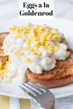 egg's at goldenrod on toast with cottage cheese