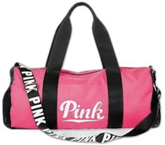 Vs Pink Travel Bag, Victoria’s Secret Bag, Pink Duffle Bag Victoria Secrets, Pink Victoria's Secret Bag With Adjustable Strap, Victoria's Secret Pink Bag For Shopping, Pink Duffle Bag, Vs Pink, Duffel Bag, Neon Pink