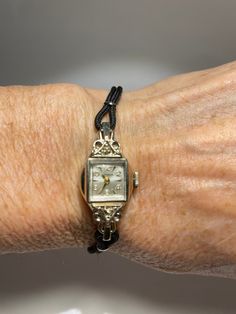 "Beautiful vintage ladies Benrus hand winding wristwatch. This solid 14kt  white gold watch has a 17 jewel mechanical wind up style movement that is in good working condition. Features two small diamonds in the fancy filigree lugs .This watch is fitted for a 7\" wrist ,I can make it fit a smaller size wrist just let me know actual wrist size and I will custom fit it. Old fashioned style in original condition." White Gold Ruby Ring, Old Fashioned Style, White Gold Watch, Ruby Ring Gold, Old Watches, Engagement Ring Sizes, Rare Coins, Women Wrist Watch, Size 10 Rings