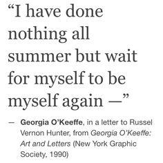 the quote from george h keeff about summer