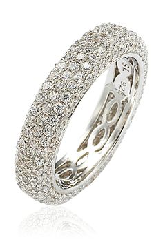 - Sterling silver CZ white eternity band ring White Gold Cubic Zirconia Eternity Band With Pave Setting, Silver Diamond Eternity Band With Pave Setting, Formal Eternity Band With Pave Setting In Cubic Zirconia, Dazzling White Gold Eternity Band With Pave Setting, Diamond White Pave Setting Eternity Band, Silver Eternity Band With Pave Setting, Dazzling Cubic Zirconia Eternity Band With Pave Setting, Dazzling Cubic Zirconia Eternity Band, Fine Jewelry Cubic Zirconia Eternity Band With Pave Setting