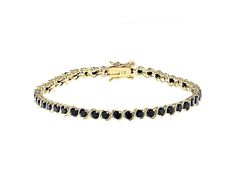 "14K Gold Black Onyx Tennis Bracelet for Women Black Diamond Bracelet Onyx Bracelet Mothers Day Gift, Gift for Her Gift for Mom, Onyx Jewelry Silver tennis bracelet Gold plated giving the bracelet a bright finish and tarnish resistant Using the best Black Onyx  *  Stone - Black Onyx * Type: Simulated Black Diamond * Shape: Round * Size: 4mm   *  plated:- Gold plated / Silver  * Metal: 925 Sterling Silver * Gemstone Name: Black Onyx SHIPPING DETAILS : ✦ Shipped via : USPS ✦ Production time : 10-12 days ✦ Delivery time : 7-8 days ✦ Expedited shipping : Available ✦ Expedited shipping service : UPS ✦ Expedited shipping time : 5 days ✦ Expedited shipping cost : 70$ we ship via DHL eCommerce it take 3 to 4 weeks if you need fast delivery please inform me\" Estimated Shipping Duration North Ameri Adjustable Black Tennis Bracelet As Gift, Adjustable Black Tennis Bracelet For Gift, Formal Black Bangle Gold Bracelet, Formal Black Gold Bangle Bracelet, Elegant Adjustable Black Gold Bracelet, Elegant Black Adjustable Gold Bracelet, Black Adjustable Elegant Gold Bracelet, Black Jubilee Tennis Bracelet For Gift, Black Jubilee Tennis Bracelet Gift