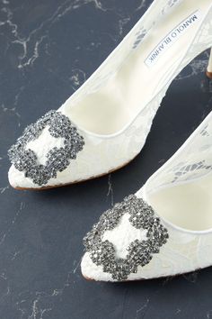 MANOLO BLAHNIK Hangisi 90 embellished corded lace pumps | NET-A-PORTER Manolo Blahnik White, Manolo Blahnik Hangisi, Lace Pumps, Manolo Blahnik Shoes, Corded Lace, White Pumps, Lace Slip, Royal Jewelry, Whittling