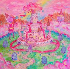 Candy Kingdom, Everything Stays, All Nighter, Interior Modern, Pop Surrealism, Ethereal Art, Funky Art, Giclee Art, Giclee Art Print