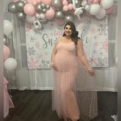 Only Wore The Dress Once When I Was 8 Months Pregnant For My Baby Shower! Dress Was Strapless So I Added Straps For Added Support. It Is A Size 2xl But It’s Very Stretchy. I Could’ve Gone Down A Size But The Straps Helped For Sure! Brand Is Anyutas Couture - Perfect For Photoshoot, Family Photos, Baby Shower, Etc! Baby Shower Dresses For Mom, Family Photos Baby, 8 Months Pregnant, Baby Shower Dress, Shower Dress, Photoshoot Family, Maternity Gown, Baby Shower Dresses, Maternity Gowns