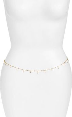 SHYMI Cubic Zirconia Belly Chain | Nordstrom Permanent Jewelry, Belly Chain, Cubic Zirconia, Sparkle, Nordstrom, Chain, Free Shipping