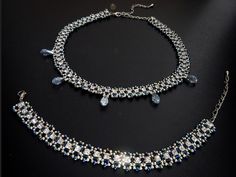 Elegant, gorgeous Swarovski crystals necklace and bracelet set. One size fits all. Elegant Round Crystal Bead Necklaces, Elegant Silver Beaded Necklace With Rhinestones, Crystal Costume Jewelry Necklace With Sparkling Stones, Elegant Crystal Beaded Choker Necklaces, Elegant Silver Beaded Necklaces With Rhinestones, Sparkling Round Beads Jewelry For Party, Crystal Embellished Bracelet, Crystal Jewelry With Bling And Round Beads, Costume Crystal Necklaces With Sparkling Stones