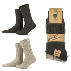 GoWith Unisex Alpaca Cozy Thermal Knit Wool Boot Socks | 2 Pairs | Model: 3094 NOTE FOR SIZE: (W) denotes the women US shoe size while (M) shows the men US shoe size. MATERIAL: 40% Alpaca, 48% Wool, 12% Polyamide. NATURAL MATERIAL: Made from the unbelievably soft alpaca sock yarn, our wool thermal socks for men and women are breathable and will leave you feeling like you’re walking on clouds. COMFORTABLE WEAR: Since our alpaca socks are made from alpaca yarn, they are hypoallergenic and itch fre Wool Hiking Socks, Travel Socks, Alpaca Socks, Merino Wool Socks, Comfy Socks, Hiking Socks, Knit Alpaca, Cozy Socks, Wool Winter