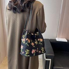 Size:23cm*28cm*11cm [23y 9m 19d] Trendy Black Shoulder Bag With Single Strap, Trendy Black Bag With Single Shoulder Strap, Casual Bucket Shoulder Bag For School, Casual Shoulder Bucket Bag For School, Casual Canvas Satchel With Single Shoulder Strap, Casual Black Backpack Shoulder Bag, Casual Black Shoulder Bag Backpack, Black Large Capacity Canvas Crossbody Bag, Trendy Shoulder Bag Backpack For Spring