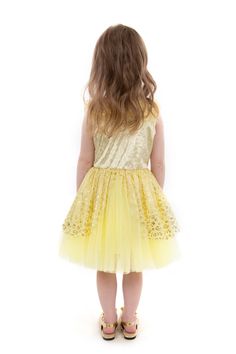 The sheer fabric and glimmering bodice together make this dress a delightful combination of softness and magic, turning any child into a little princess ready for a special occasion. Rich yellow stretch velvet bodice with gold trim accents Fabric is adorned with a metallic gold print, lending a touch of elegance Adorned with red floral accents, adding a touch of splendor Breathable, Silky Soft, 100% Polyester Fabrics Accessories Sold Separately Cinderella Dress, A Little Princess, Beauty Party, Cinderella Dresses, Fabric Accessories, Stretch Velvet, Gold Print, Sheer Fabric, Sheer Fabrics