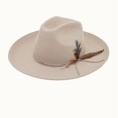 Corbett Western Rancher Rich Satin Lining With Feather Trim Details. 59cm Circumference Base With An Adjustable Inner Velcro Strap For Sizing. Unisex. 9.75cm Brim Length. 13cm Crown Height. Color: Deep Cognac Western Hats For Women Boho, Western Hats For Women, Womens Western Hats, Tan Hat, Rancher Hat, Feather Hat, Feather Trim, Western Hats, Trim Detail