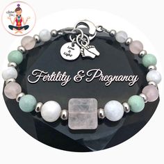 FERTILITY PREGNANCY Energy Healing Crystal Reiki Gemstone IVF Bracelet Adjustable Agate Crystal Bracelet For Gift, Adjustable Moonstone Crystal Bracelet For Meditation, Hypoallergenic Rose Quartz Spiritual Jewelry, Adjustable Rose Quartz Beaded Jewelry, Adjustable Rose Quartz Jewelry With 8mm Beads, Adjustable Beaded Moonstone Bracelets With Natural Stones, Adjustable Silver Crystal Bracelet, Silver Adjustable Crystal Bracelet, Adjustable Rose Quartz Crystal Bracelet For Spiritual Healing