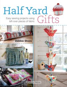 the cover of half yard gifts is shown with pictures of items in it and an image of