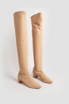 Stretch Over The Knee Pointed Boot Pointed Boots, Latest Tops, Karen Millen, Top Collection, Fashion Face, Over The Knee Boots, Over The Knee, Over Knee Boot, Knee Boots