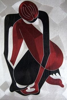 Кубизм African Paintings, Afrique Art, Cubism Art, African Art Paintings, Soyut Sanat Tabloları, Thread Art, Silk Art, Women Art, African American Art