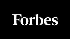 the word forbees is shown in white on a black background, and it appears to be made out of paper