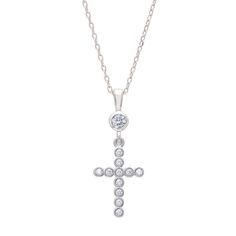 Give someone special a gift that will last for generations with this radiant sparkle cross pendant necklace! A cross necklace would make a beautiful and meaningful gift for special occasions such as communion or confirmation. It can also be an ideal bridesmaid's favour, as the cross is a timeless symbol of strength and love that will stay with them forever. That's not all though - with its eye-catching design, this pendant necklace is sure to elevate any outfit in an instant! Add a touch of spirituality and grace to your wardrobe today and get the Sparkling Cross Pendant Necklace that everyone is sure to love. Handcrafted in 925 Sterling Silver. Cubic Zirconia.  Packaging:  This item is presented in Latelita London signature packaging.  Care Instructions:  To maintain your jewellery, wipe White Cross Necklace For First Communion, Silver Cross Jewelry For Confirmation, White Gold Cross Pendant For First Communion, Sterling Silver Cross Pendant Necklace For First Communion, Sterling Silver Cross Necklace For First Communion, White Gold Cross Pendant Necklace For First Communion, White Gold Cross Necklace For First Communion, Silver Cross Necklace For Confirmation, White Cross Pendant Necklace For Baptism