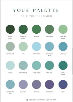 Colour Season, Summer Board, True Summer, Summer Color Palette, Pearl And Lace, Summer Color, Soft Summer, Color Analysis