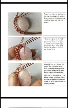 Wire Jewelry Tutorial Step By Step, Wire Weaving Techniques, Wire Jewelry Patterns, Wire Jewelry Rings, Wire Wrapping Techniques, Wire Wrapped Stone Jewelry, Wire Wrap Jewelry Designs, Wire Wrapped Jewelry Diy, Wire Jewelry Making