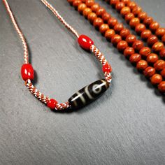 ❤This necklace was hand-woven by Tibetans from Baiyu County, the main bead is a 2 eyed dzi bead, paired with small agate beads,about 30 years old.It can be worn not only as a fashionable accessory but also holds cultural and religious significance.The length of the necklace can be adjusted, the maximum circumference is about 60cm.Dzi beads are precious jewelry from Tibetan culture which are believed to possess the power of bringing good fortune to the owners.You'll get 1pc necklace as pictures s Tibetan Culture, 30 Years Old, Precious Jewelry, Significant Other, Agate Beads, Bead Necklace, Handmade Necklaces, 30 Years, Hand Woven