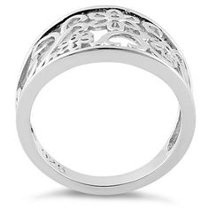 Top of ring height: 13mm

Band width: 4.2mm

Shank width: 3mm



Metal: 925 sterling silver

Plating: rhodium plated

Finish: high polish Silver Rings For Men, Flowers Ring, Swirl Ring, Elegant Flowers, Favorite Rings, Flower Ring, Large Flowers, Sterling Ring, Rhodium Plated