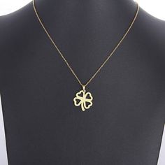 Stainless Steel Necklace For Women Man Lover's Hollow Clover Gold And Silver Color Pendant Necklace Chian Length: 17.7inch, 45 cm Pendant: 0.94inch, 2.4 cm Valentine's Day Gold Alloy Necklaces, Valentine's Day Gold Alloy Necklace, Gold Alloy Flower Pendant Jewelry, Mother's Day Alloy Pendant Necklace, Mother's Day Heart Pendant Alloy Necklace, Mother's Day Clavicle Chain Necklace In Alloy, Mother's Day Alloy Clavicle Chain Necklace, Flower Pendant Chain Jewelry Gift, Gold Alloy Charm Necklaces For Valentine's Day