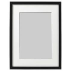 a black and white frame hanging on the wall