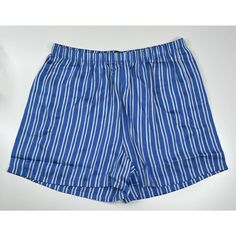 Nwt - New With Tags Ann Taylor Blue Striped High Rise Silky Shorts Size Xs Extra Small Sleepwear. Pajama Short Super Cute And Brand New! Striped Pyjama, Designer Pajamas, Striped Pyjamas, French Women, Mens Pajamas, French Girl, Boxer Shorts, Pajama Shorts, Print Logo